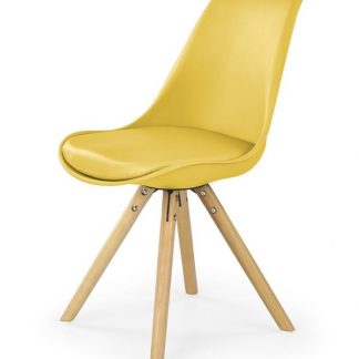 krzesło skandynawskie z drewnianymi nogami - k2018
