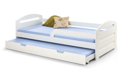 łóżko jednoosobowe z wysuwanym materacem - 90 x 200 cm - natalie
