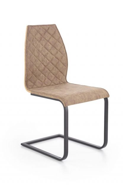 krzesło nowoczesne tapicerowane - pikowane oparcie - k265