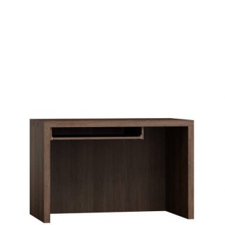 biurko styl klasyczny ciemna santana - wysuwana półka - 120 cm - victoria v-29