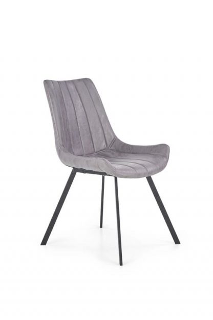 krzesło nowoczesne tapicerowane - metalowe nogi - k279