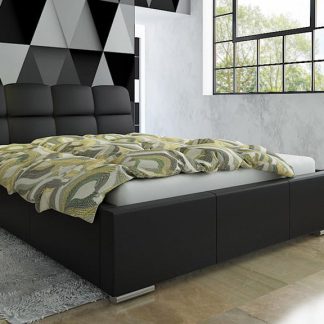 łóżko nowoczesne tapicerowane tkaniną - duży wybór tkanin - 140 x 200 cm - bed 6