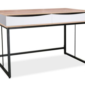biurko nowoczesne z szufladami - metalowe nogi - 120 cm - b-170