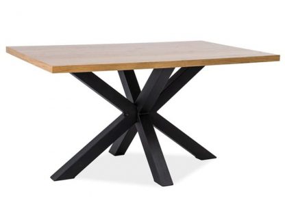 stół nowoczesny z metalową podstawą - 180 cm - diego ii