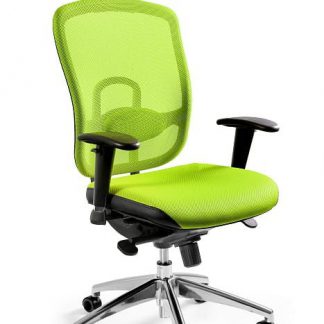 fotel obrotowy ergonomiczny - regulacja wysokości - regulowane podłokietniki - vip zielony