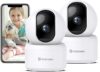 GALAYOU Kamera dla zwierząt domowych 2K WiFi, domowa kamera bezpieczeństwa dla psa, kota, kamery monitorującej dziecko, bezprzewodowa kamera 360°, śledzenie ruchu, noktowizor, 2-drożny dźwięk,