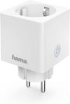 Hama gniazdo sterowane (działa z WiFi, z pomiaremzużycia energii, prąd 16A, 3680W, kompatybilne z Amazon Alexa, Google Assistant, iOS i Android) białe